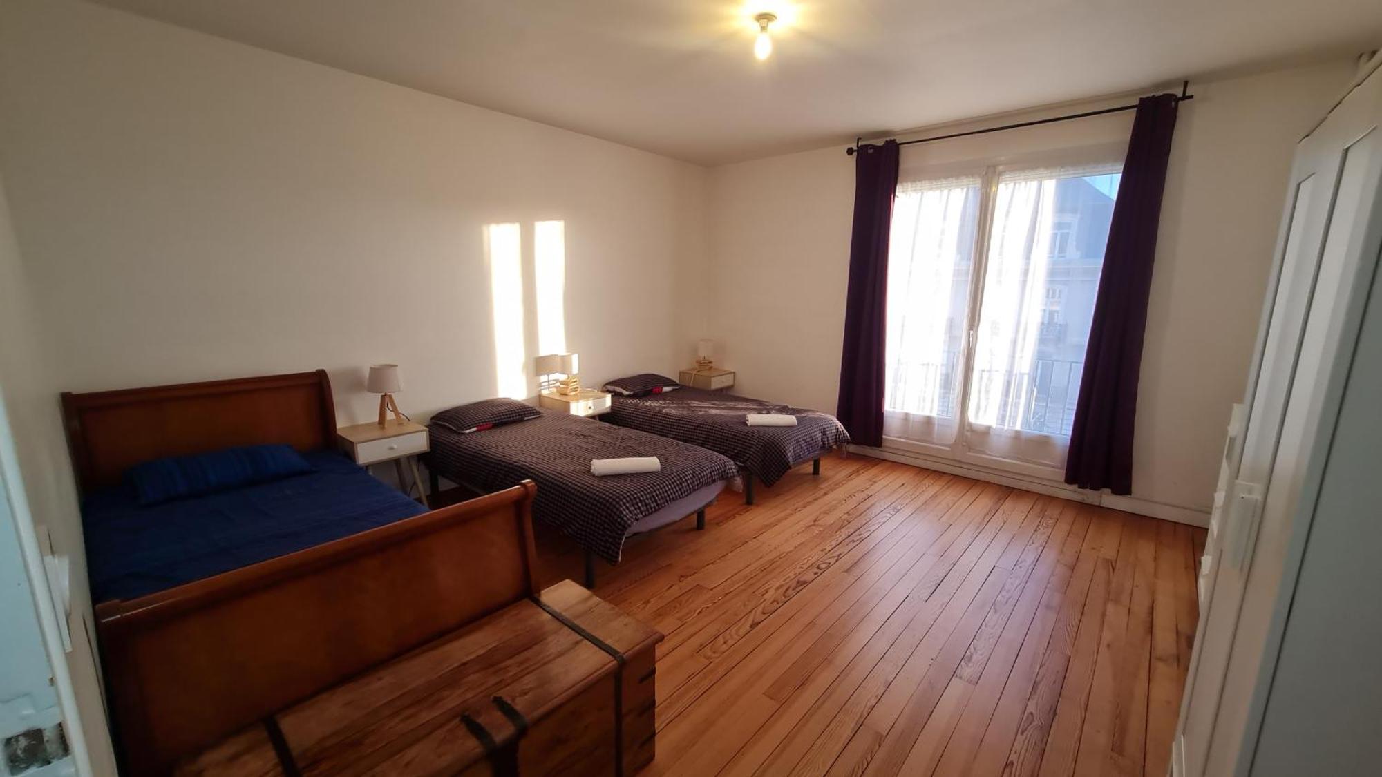 Appartement 83 M2, 4 Lits , 5 Pers, 100 M De La Gare, Confortable Et Lumineux 勒阿弗尔 外观 照片